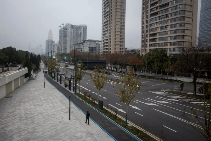 Wuhan a devenit un oraş fantomă FOTO Getty Images