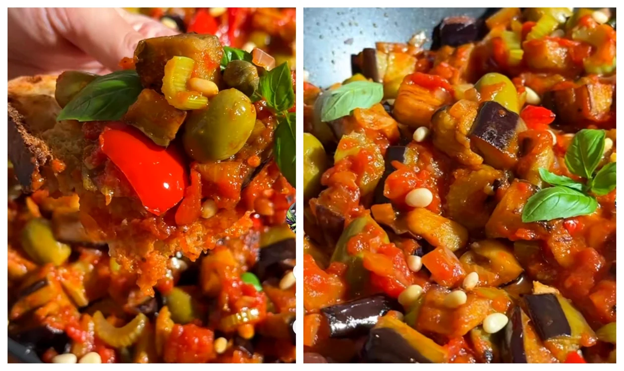 Caponata / Foto: Colaj captură video Tiktok