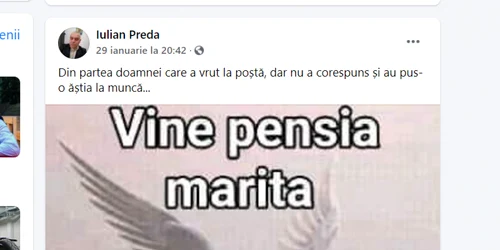 postari facebook primar iulian preda