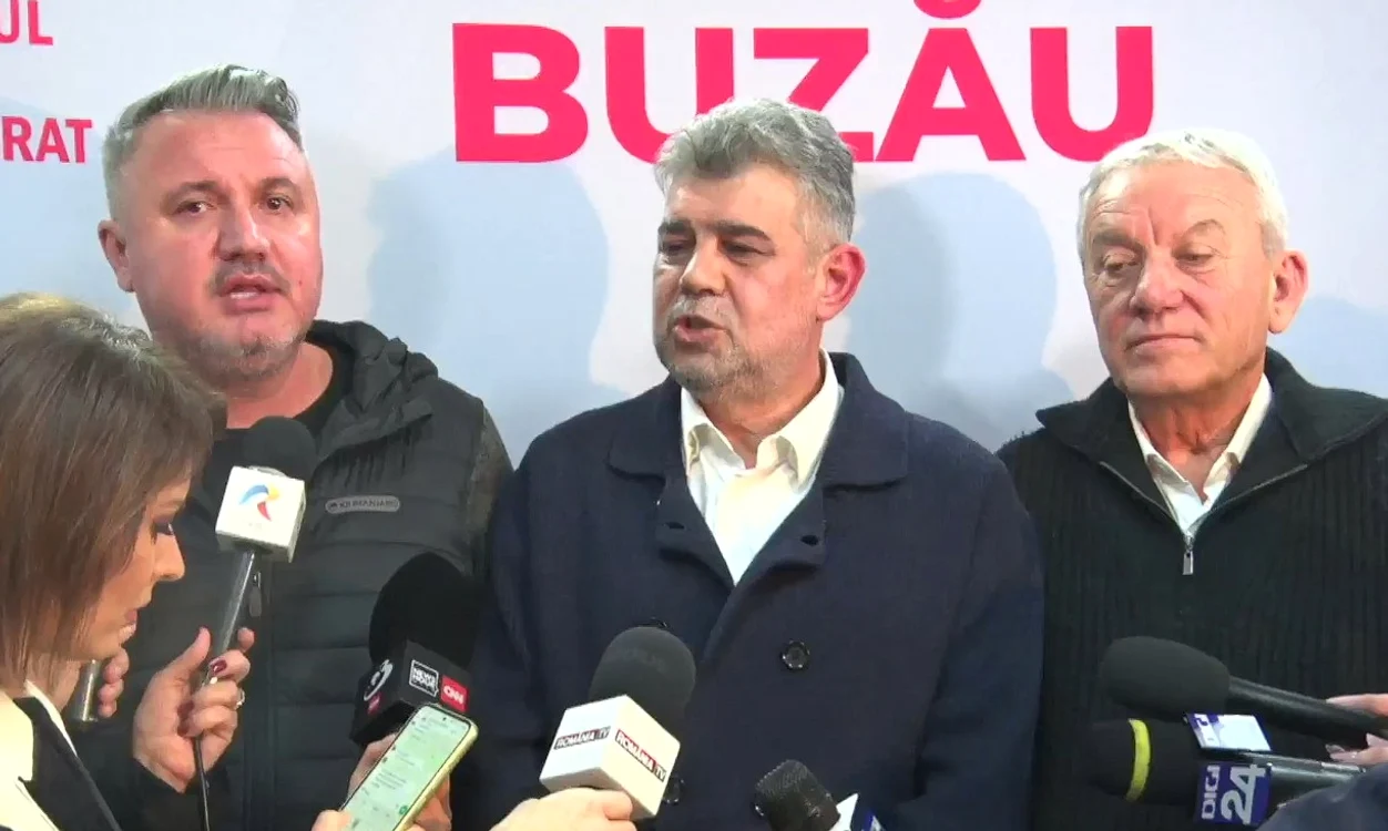 Marcel Ciolacu a câștigat alegerile la Buzău FOTO: captură video