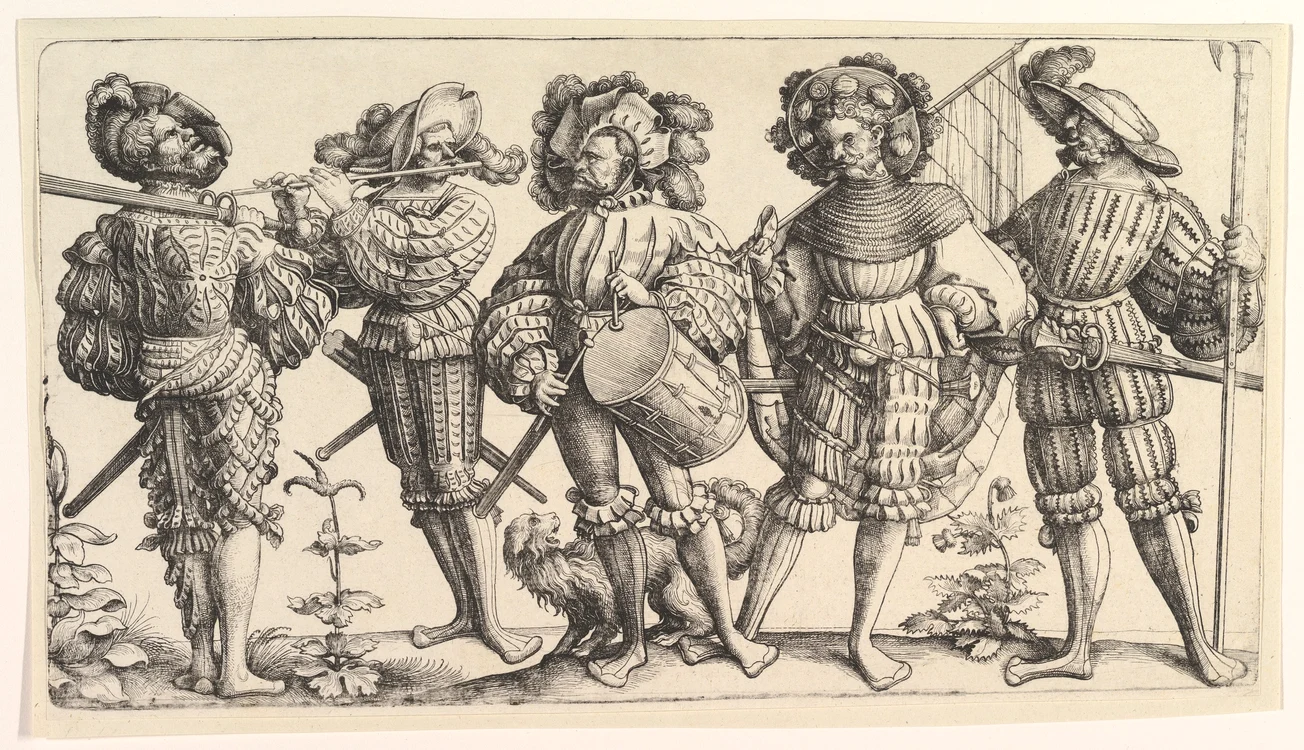 Un grup de mercenari germani