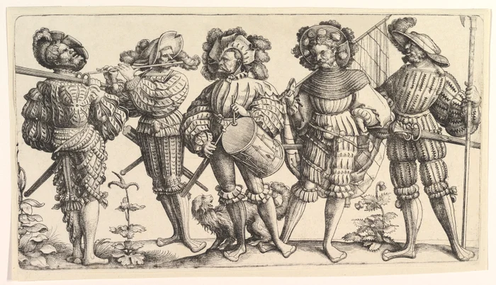 Un grup de mercenari germani