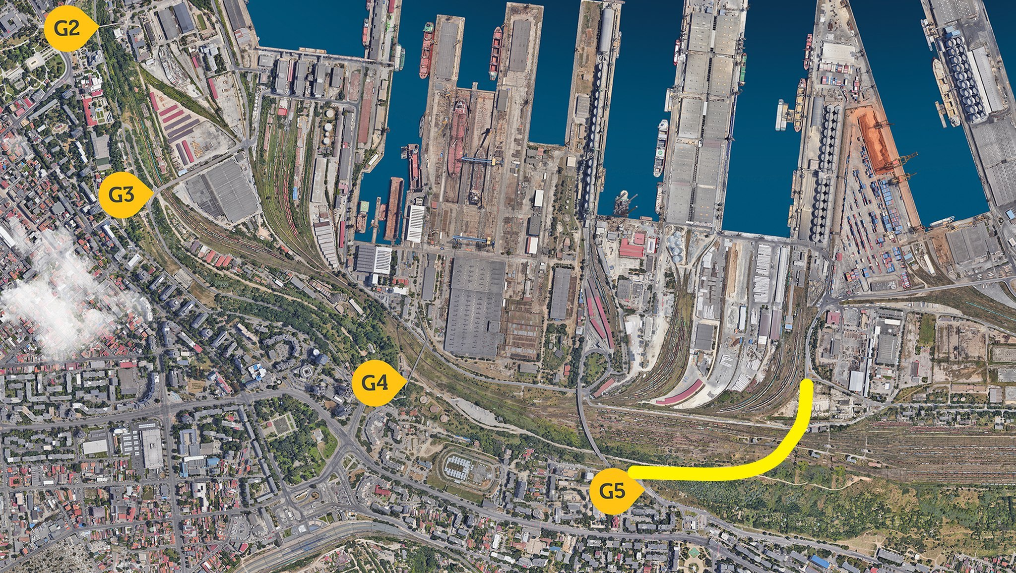 Pasajul de la baza tehnica de la Poarta 5 Portul Constanta a fost redeschis dupa reparatii majore. Vezi video! Pasajul de la baza tehnica de la Poarta 5 Portul Constanta a fost redeschis dupa reparatii majore. Vezi video!