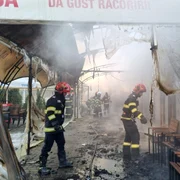 incendiu restaurant craiova FOTO: Gazeta de Sud