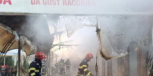 incendiu restaurant craiova FOTO: Gazeta de Sud