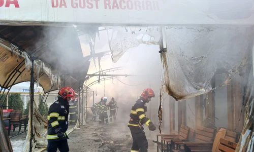 incendiu restaurant craiova FOTO: Gazeta de Sud