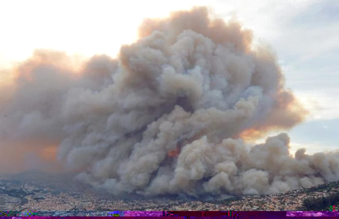 Incendiu in Madeira FOTO AP