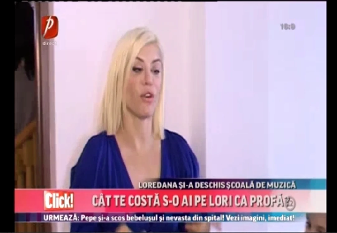 Loredana este unul dintre juraţii de la “Vocea României”, alături de Smiley, Marius Moga şi Tudor Chirilă