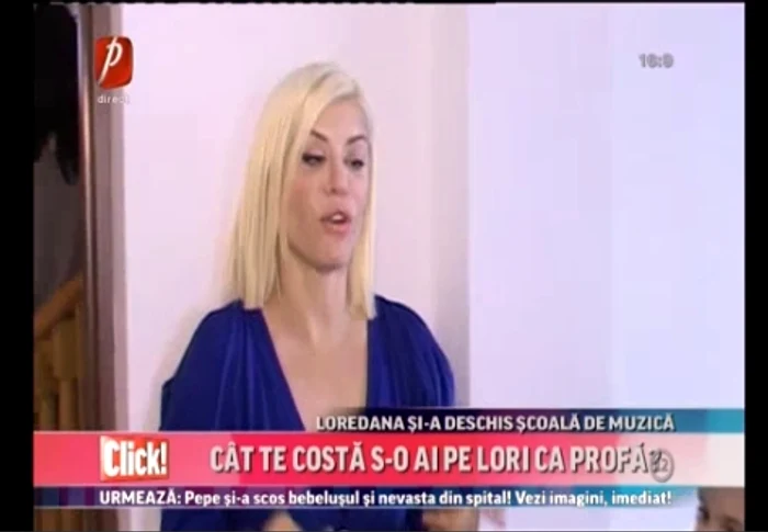 Loredana este unul dintre juraţii de la “Vocea României”, alături de Smiley, Marius Moga şi Tudor Chirilă