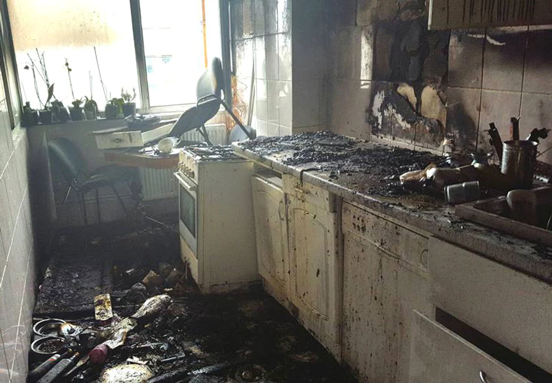 Aida Parascan a publicat pe Facebook imagini din casa ei, după incendiu foto: arhiva personală