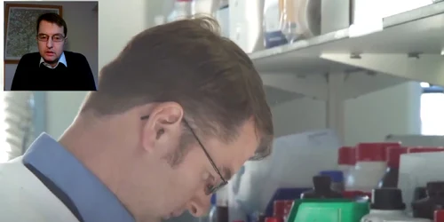 Dr John Tregoning profesor în imunologie la Imperial College din Londra Colaj capturi video YouTube