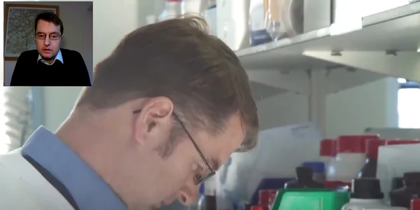 Dr  John Tregoning profesor în imunologie la Imperial College din Londra Colaj capturi video YouTube