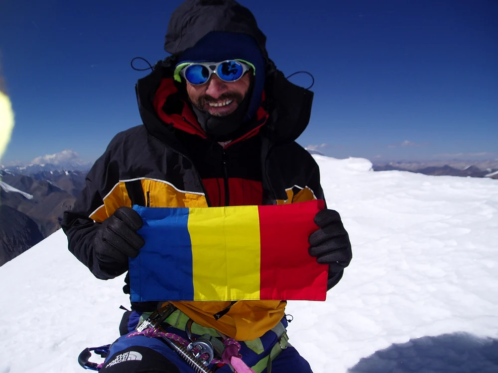 Constantin Lăcătușu Peak Europa 6403m first ascent, 2006 JPG