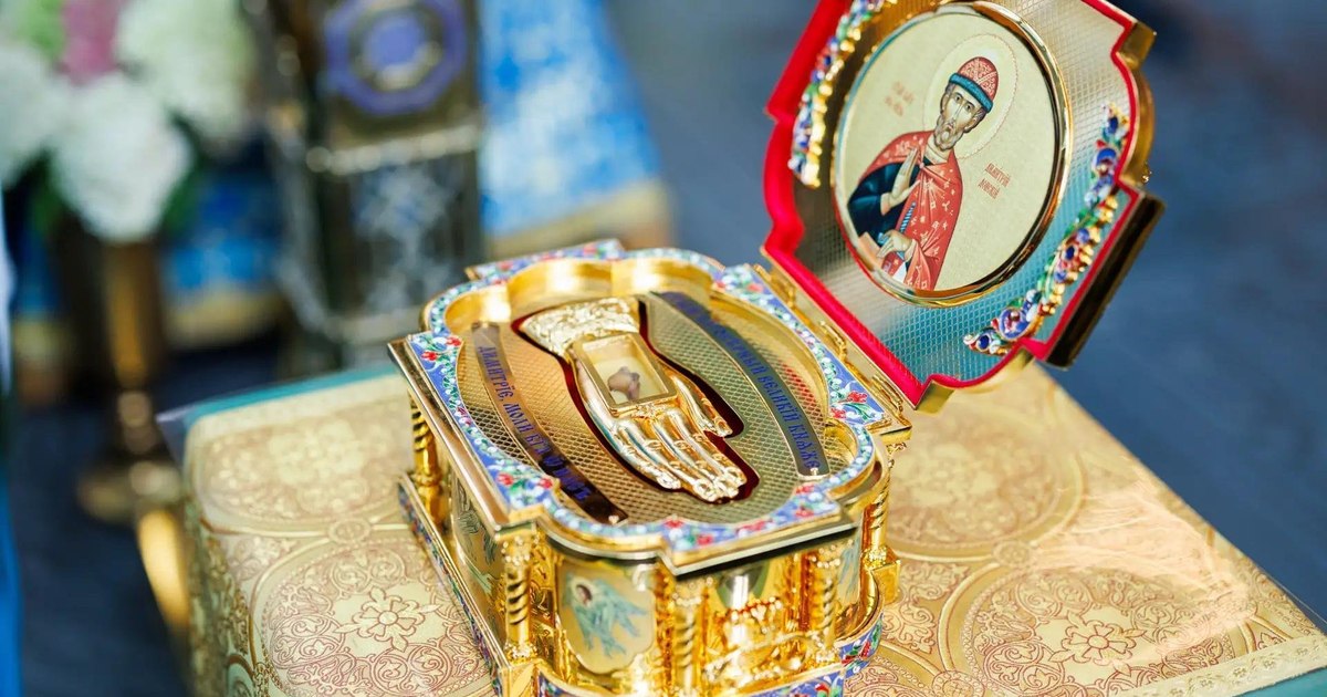 Biserica Ortodoxă Rusă a expus moaștele lui Dmitri Donskoi pentru a mobiliza trupele din Ucraina