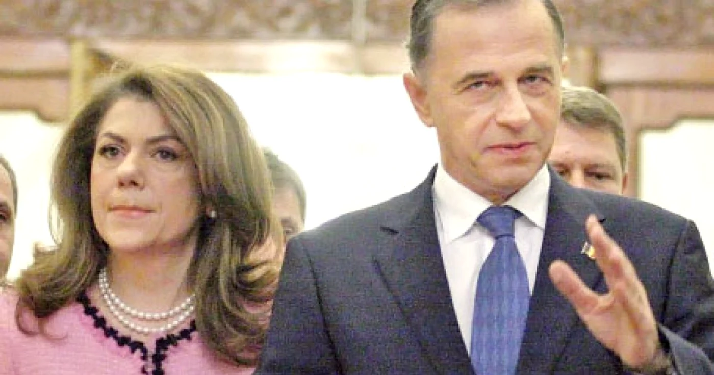 Mircea Geoană, împreună cu soţia sa, Mihaela