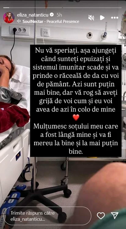 Postarea Elizei Natanticu / foto: captură Instagram