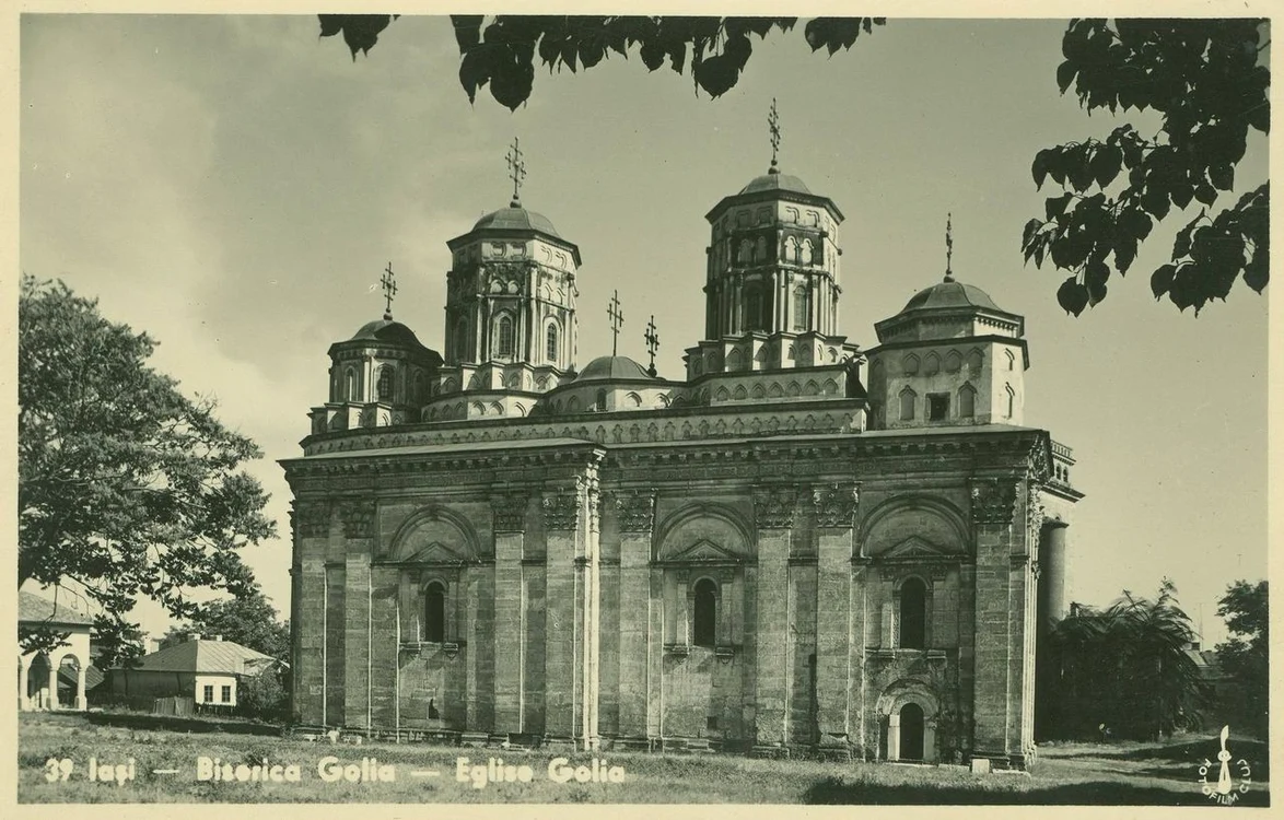 Biserica Golia din Iași (© ANR, SJAN Iași, colecția Eduard Ionescu, Album 4, f. 75)