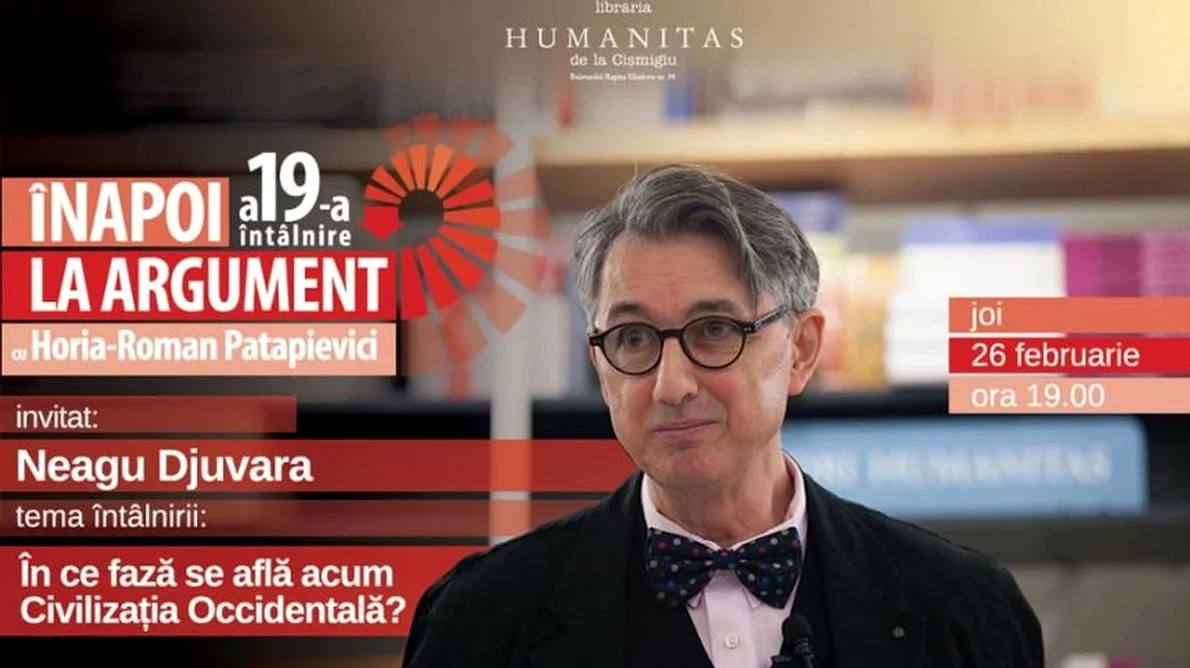 „In ce faza se afla acum Civilizatia Occidentala?”, cu Neagu Djuvara jpeg