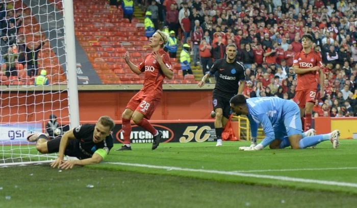 FCSB a pierdut două puncte în duelul disputat în Scoția (FOTO: Sportpictures)