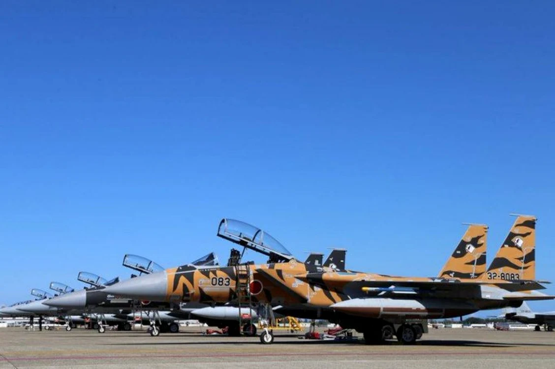 Urmele aparatului, un F-15, s-au pierdut deasupra Mării Japoniei Foto: Twitter / overtdefense