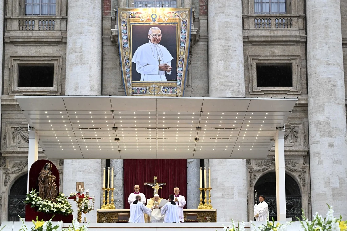 Papa Ioan Paul I a fost beatificat la Roma FOTO Profimedia 