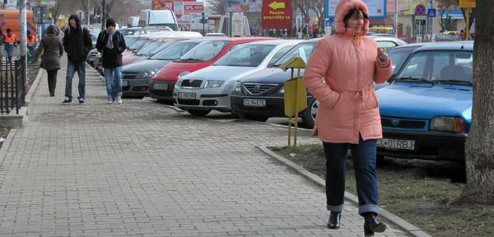 Maşinile erau parcate în zona Orizont Foto:I.S.