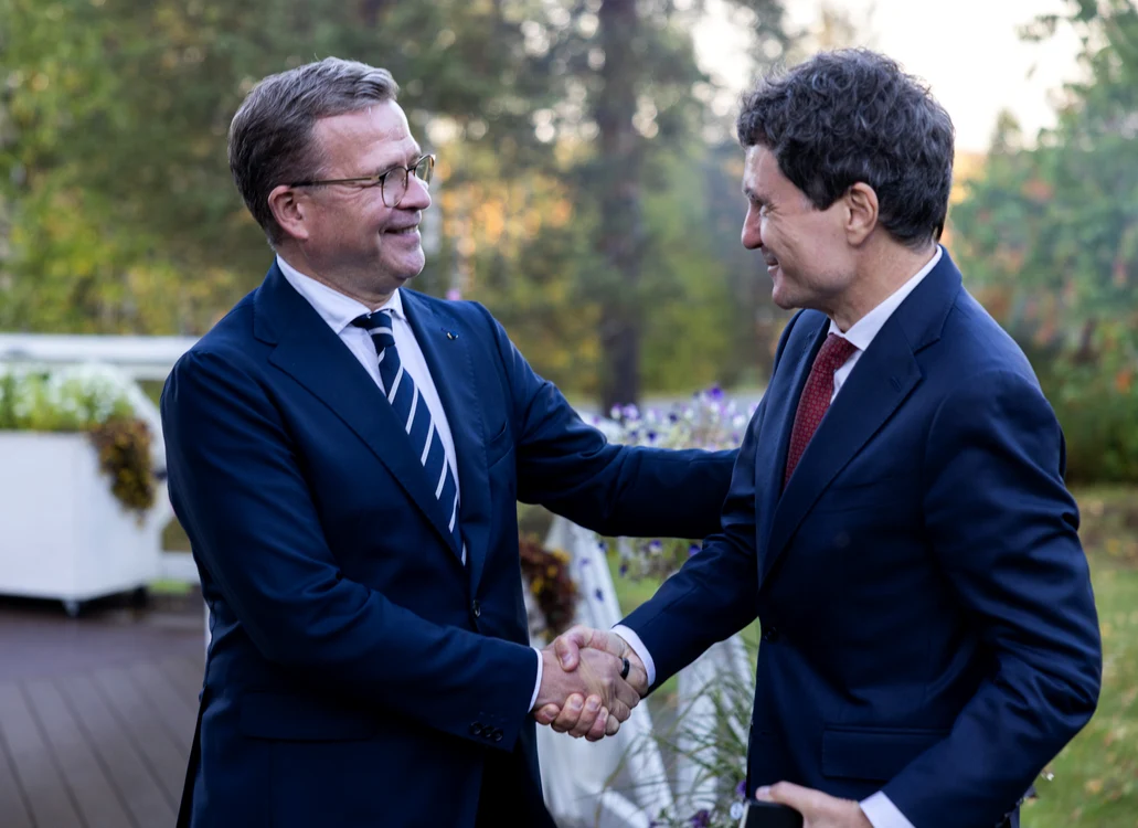 Premierul Finlandei, Petteri Orpo, și Nicușor Dan