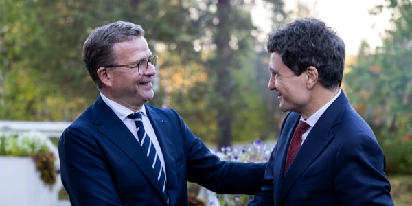 Nicușor Dan, la cina de lucru găzduită de Prim ministrul Republicii Finlanda, Petteri Orpo jpeg