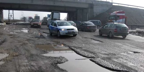 Accidentul s-a produs în zona pasarelei către DN72. Arhivă Adevărul Ploiești