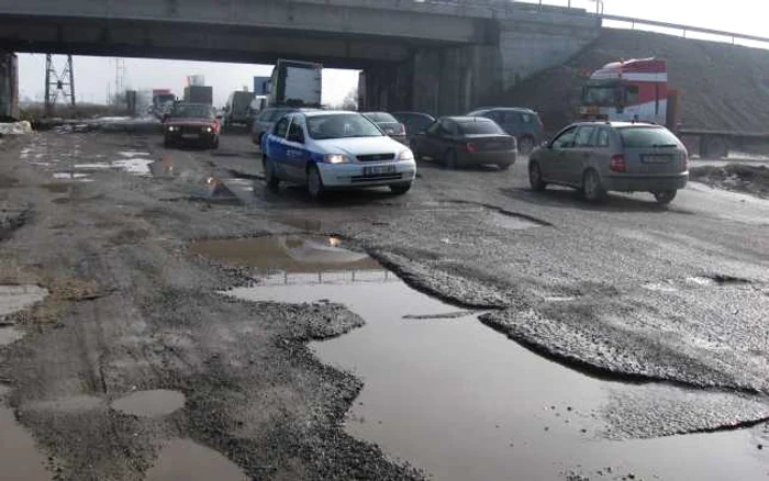 Accidentul s-a produs în zona pasarelei către DN72. Arhivă Adevărul Ploiești