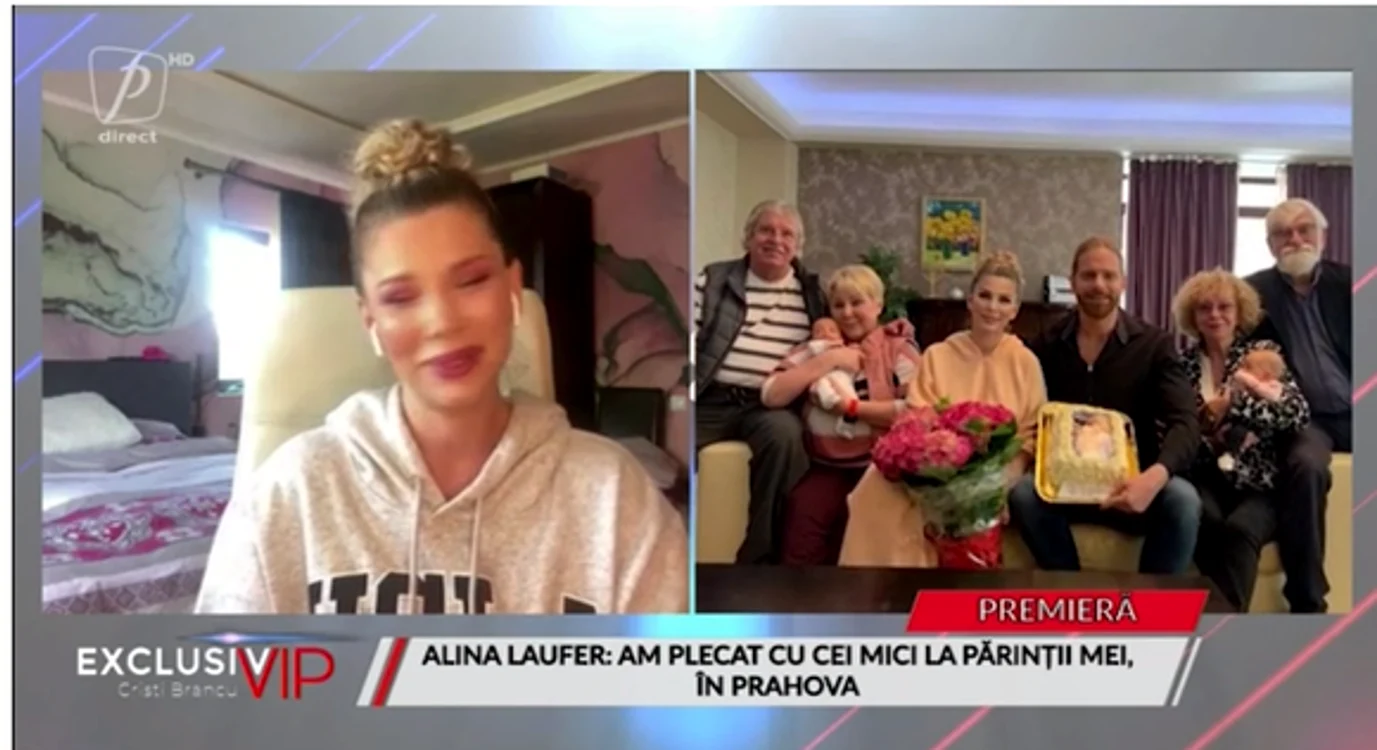 Ilan și Alina Laufer, prima poză cu gemenii, la plimbarefoto: Instagram