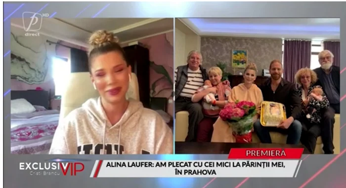 Ilan și Alina Laufer, prima poză cu gemenii, la plimbarefoto: Instagram