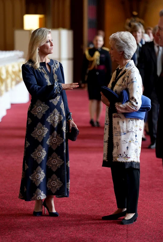 Ducesa Sophie la o recepție la Castelul Windsor