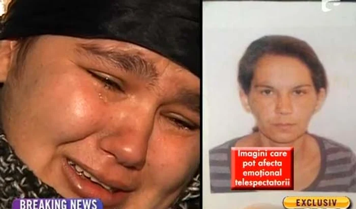 Fiica cea mare îşi plânge mama moartă în incendiul din clubul Colectiv Foto: captură Antena 1