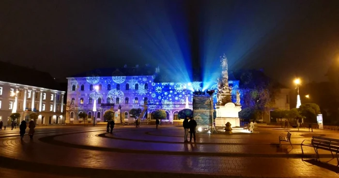 Timişoara a îmbrăcat haine de sărbătoare în pandemie FOTO Ş.Both