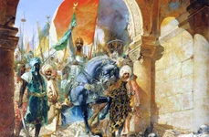 Intrarea lui Mohamed al II-lea în Constantinopl. Pictură de Benjamin Constant (© Wikimedia Commons)