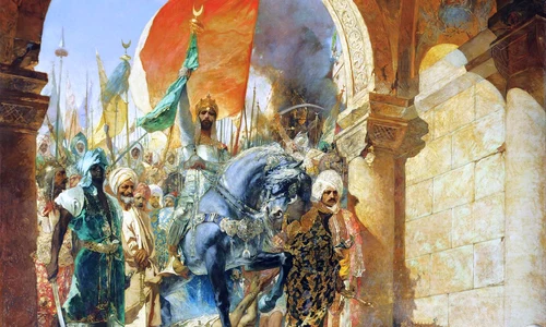 Intrarea lui Mohamed al II-lea în Constantinopl. Pictură de Benjamin Constant (© Wikimedia Commons)
