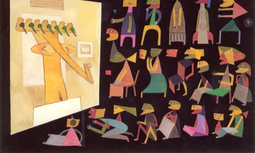 p 21 1 Victor Brauner, Roberto Matta, Interviziune I, 1955 jpg