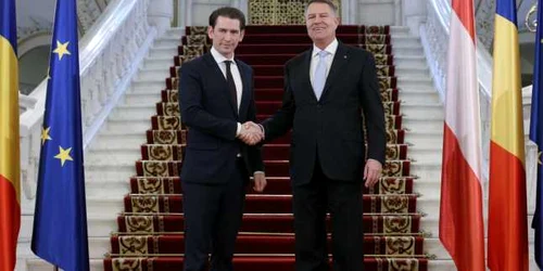 Cotroceni - Klaus Iohannis - Sebastian Kurz / FOTO Inquam Photos / George Călin / 21 dec 2018