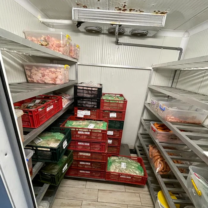 Cameră-depozit de alimente FOTO: CJPC Constanța