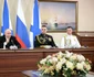 Vladimir Putin, după o ceremonie de înmânare a decorațiilor de stat de Ziua Marinei Ruse FOTO Profimedia