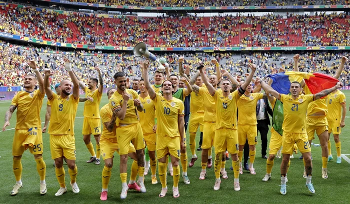 România se întoarce acasă după un parcurs peste așteptări la Euro 2024. Foto Inquam Photos