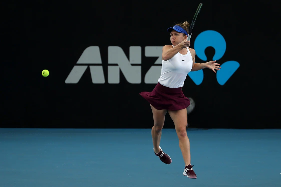 
    Simona Halep n-a convins în meciul de azi, cu SabalenkaFoto: Guliver / GettyImages  