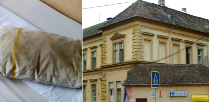 Pacienta a fotografiat perna pe care a primit-o în salon (foto: tolo.ro)