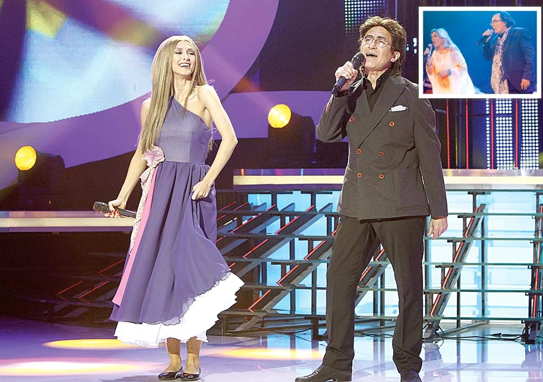 
    Andreea şi Săndel Bălan îi imită pe Al Bano şi Romina Power  
