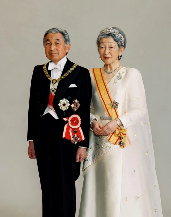 Împăratul Akihito la 90 de ani împreună cu Împărăteasa Michiko FOTO Agenția Casei Imperiale jpg