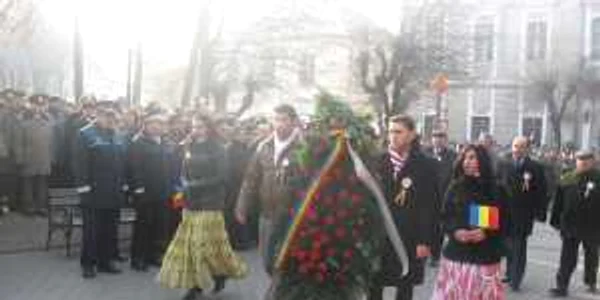 Depuneri de coroane la Bistriţa