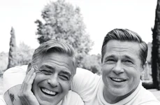 Brad Pitt și George Clooney în GQ, Profimedia (2) jpg