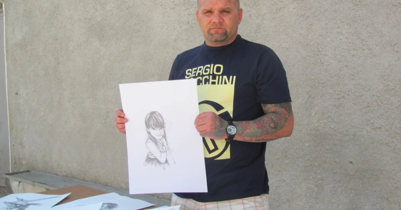 Victor Slăvilă este unul dintre artiștii de la penitenciar 
