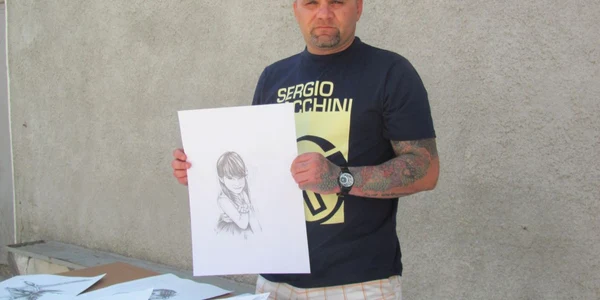 Victor Slăvilă este unul dintre artiștii de la penitenciar 